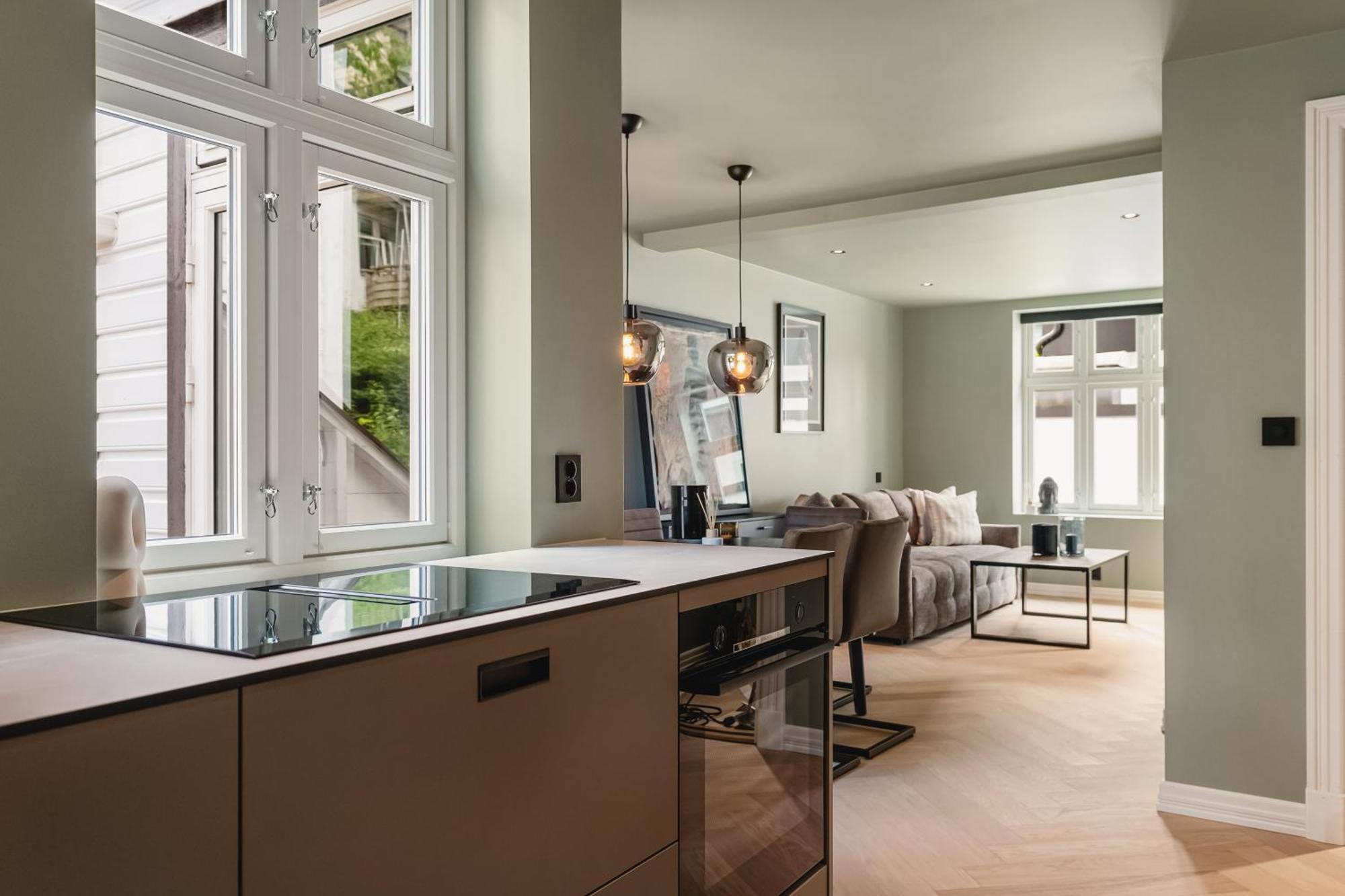 Bryggen // Floyen Living Apartment Bergen Ngoại thất bức ảnh